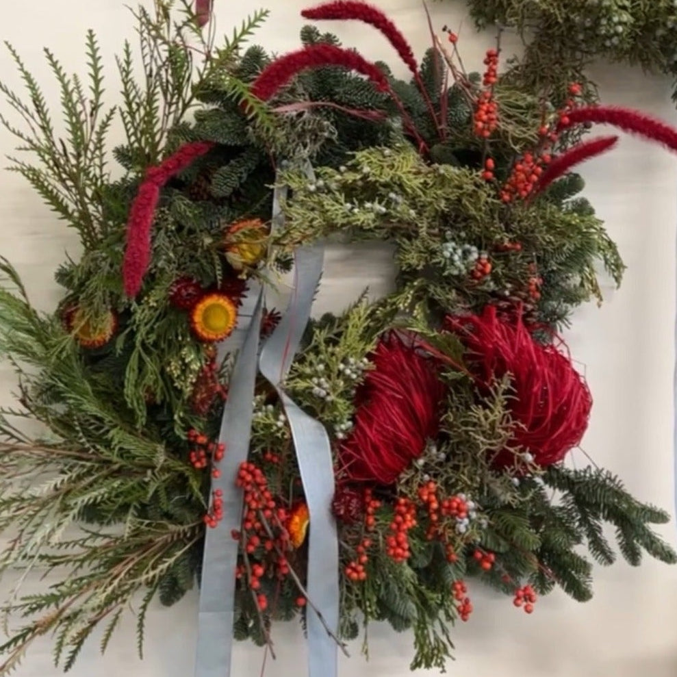 Fresh Christmas Wreath - FOR DELIVERY