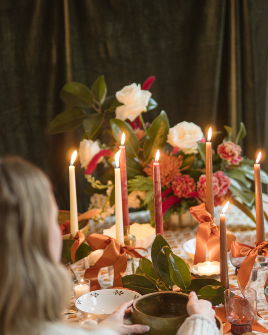 Christmas Evergreen Centerpiece