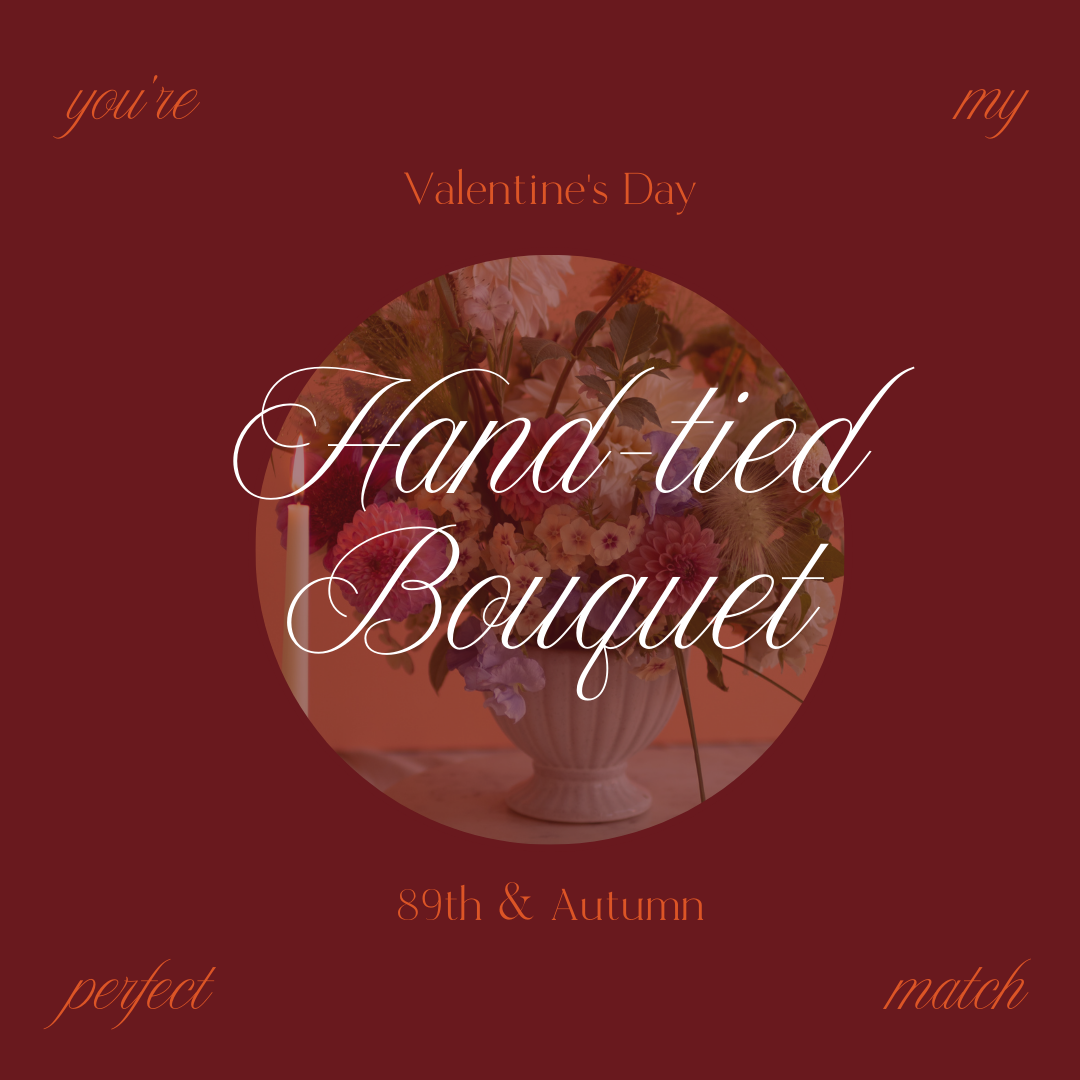 Hand-tied Bouquet — Valentine's Day 2025