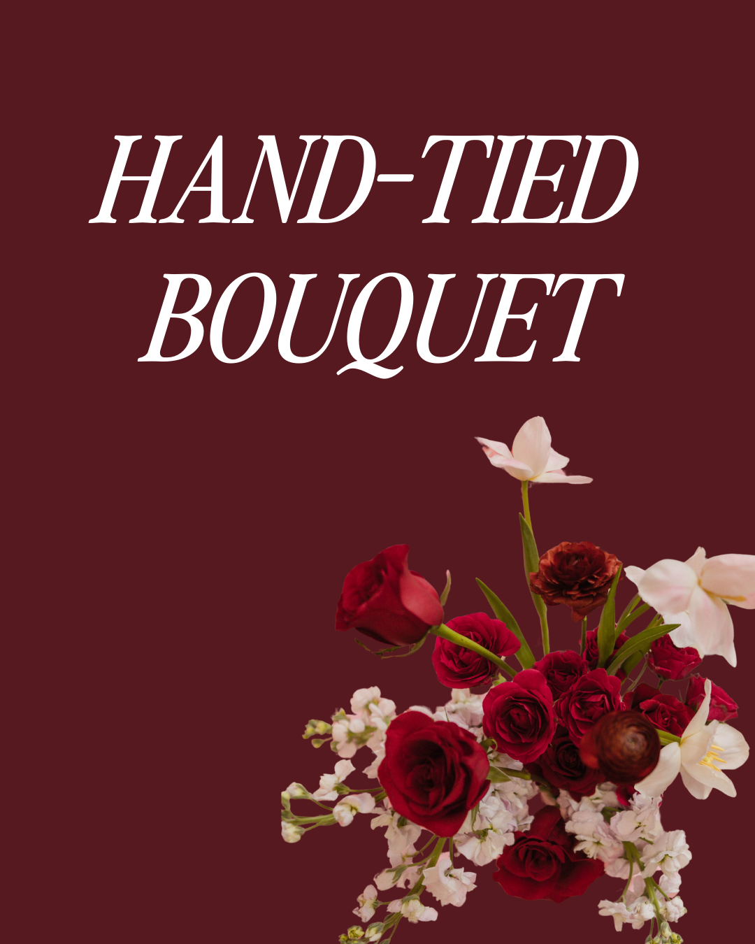 Hand-tied Bouquet — Valentine's Day 2026