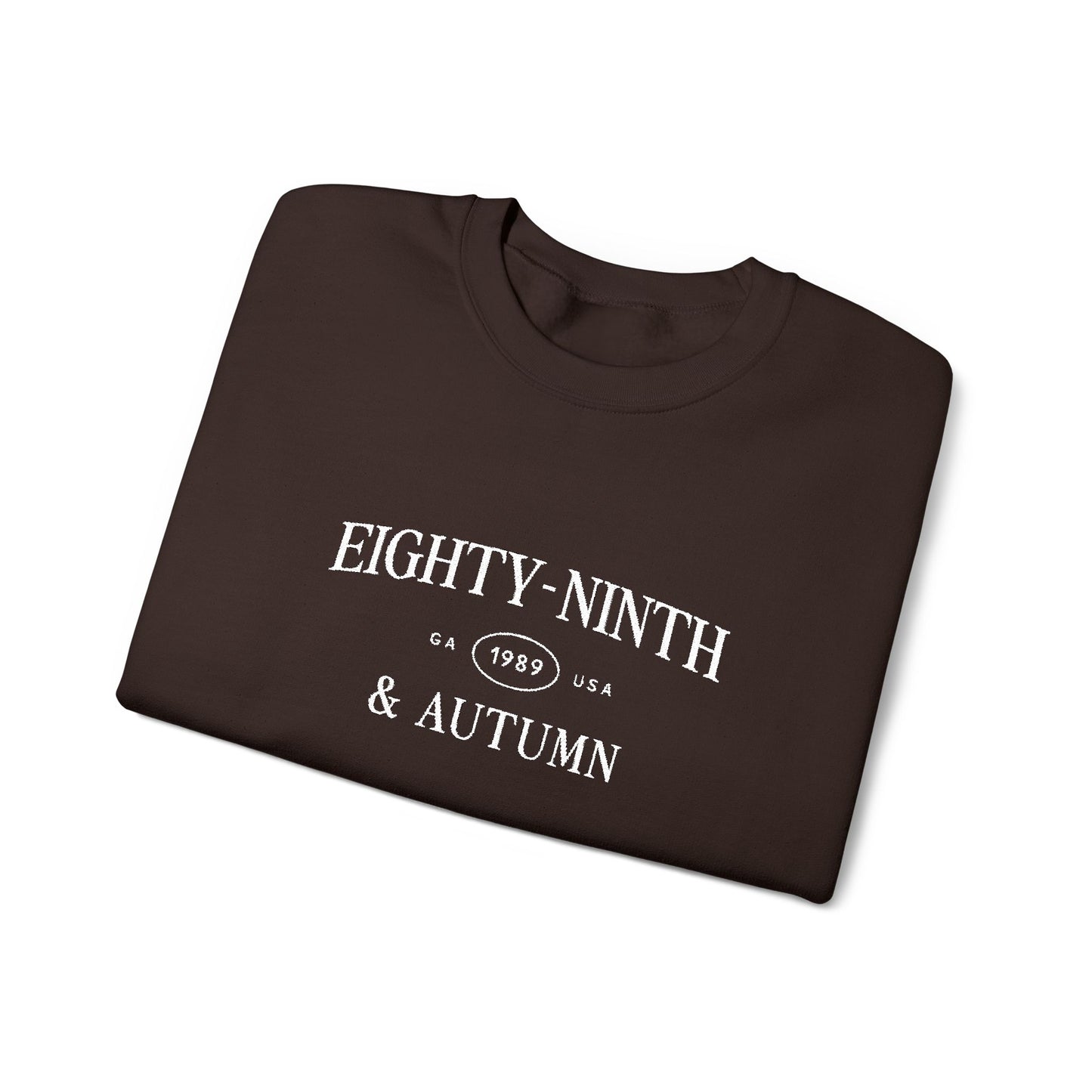 Eightyninth & Autumn Collegiate Crewneck.