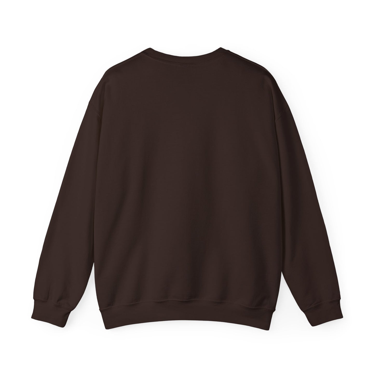 Crewneck Sweatshirt — Minimal White Embossed Logo Casual Pullover