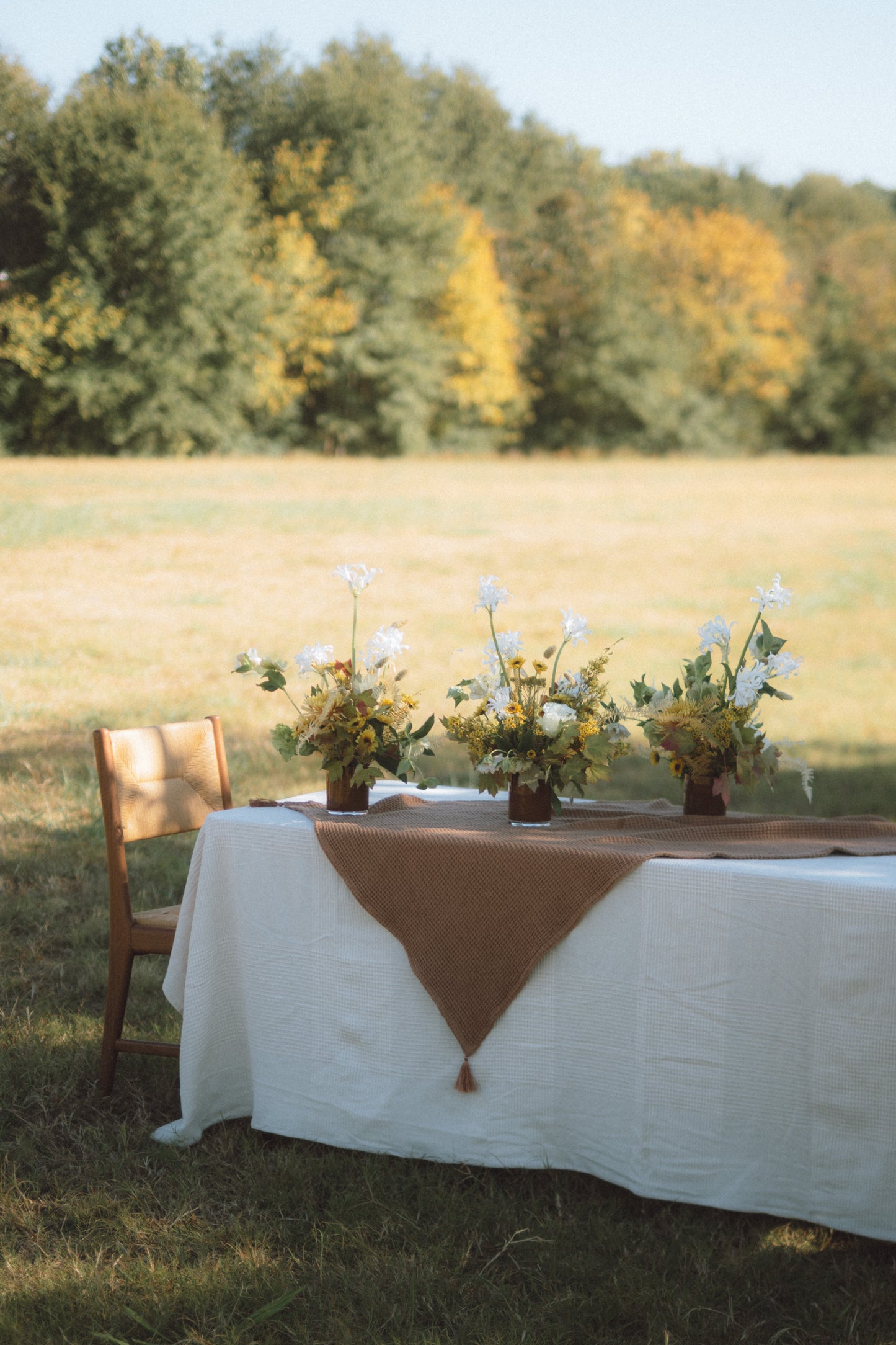 Thanksgiving Centerpiece - Set of Three Mini Arrangements